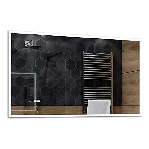Espejo ALASTA decorativo de pared con interruptor de sensor táctil Boston 130x90 Cover