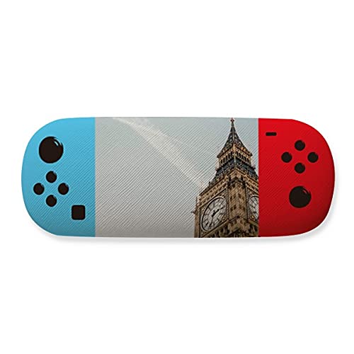 Étui de rangement pour lunettes Big Ben Clouds Blue Sky boîte rigide pour lunettes de soleil