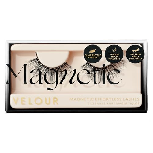 Velour Effortless Lashes - Pestañas Postizas Magnéticas de Aplicación Fácil, 30+ Usos - Magnet-Eyeszed