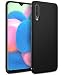 Produktbild BENNALD Hülle für Samsung Galaxy A50/A30s, Extrem Dünn Handyhülle Weiche TPU Stoßfest Kratzfest Schutzhülle Case, Matt Schwarz