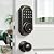 Smart Keyless Entry Door Lock with 2 Knobs,Front Door Lock Handle Set,Electronic Digital Keypad Deadbolt,Auto Lock,50 User Codes,Voice Prompts,Anti-Peeking Password,Home, Apartment,Satin Nickel