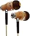 Produktbild Symphonized NRG 2.0 Premium IN Ear KOPFHÖRER Ohrhörer aus edlem Holz und Mikrofon - Geräuschisolierende Ohrstöpsel für Zuhause und Unterwegs, perfekt zum Musikhören oder beim Sport (Gold)