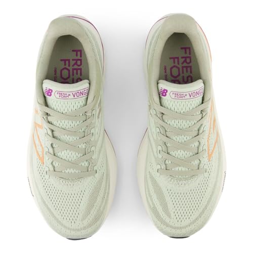 New Balance Women's Fresh Foam X Vongo V6 Running Shoe, Natural Mint/Light Gold Metallic/Copper, 8.5