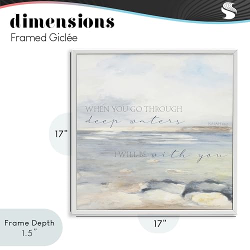 Poster encadré déco Stupell Industries blanc 43x43 Lanie Loreth - 5