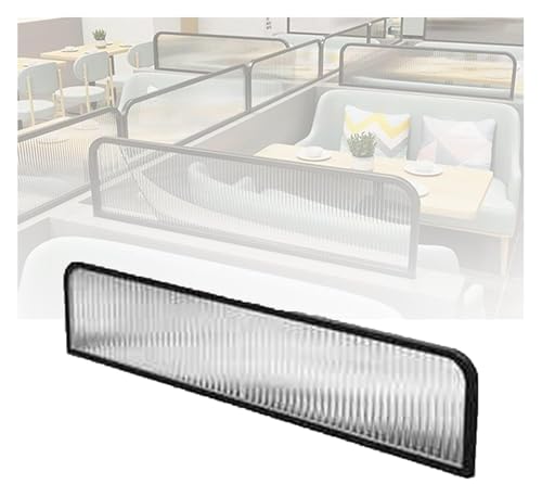 Countertop Low Fence Divide Wall - Translucent Design for Workspace,