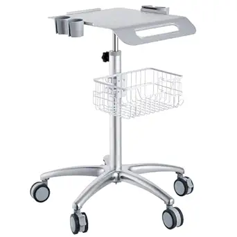 VEVOR Medical Mobile Trolley with Adjustable Height and Large Tabletop