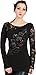 Spiral - Fatal Attraction - Lace One Shoulder Top Black - XL