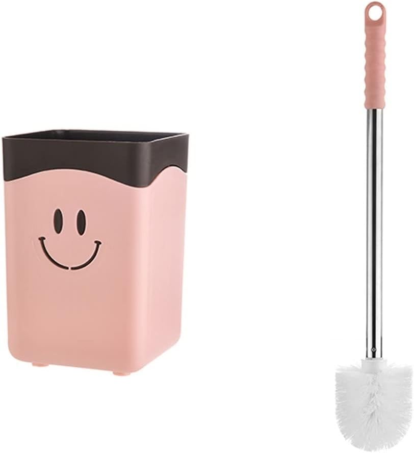 Toilet Brush and Holder Set Long Handle Wall-Mounted Toilet Brush Standing Toilet Brush Modern Design Toilet Brush Creative Toilet Brush Toilet Cleaning Toilet Brush Set Toilet Bowl Brush