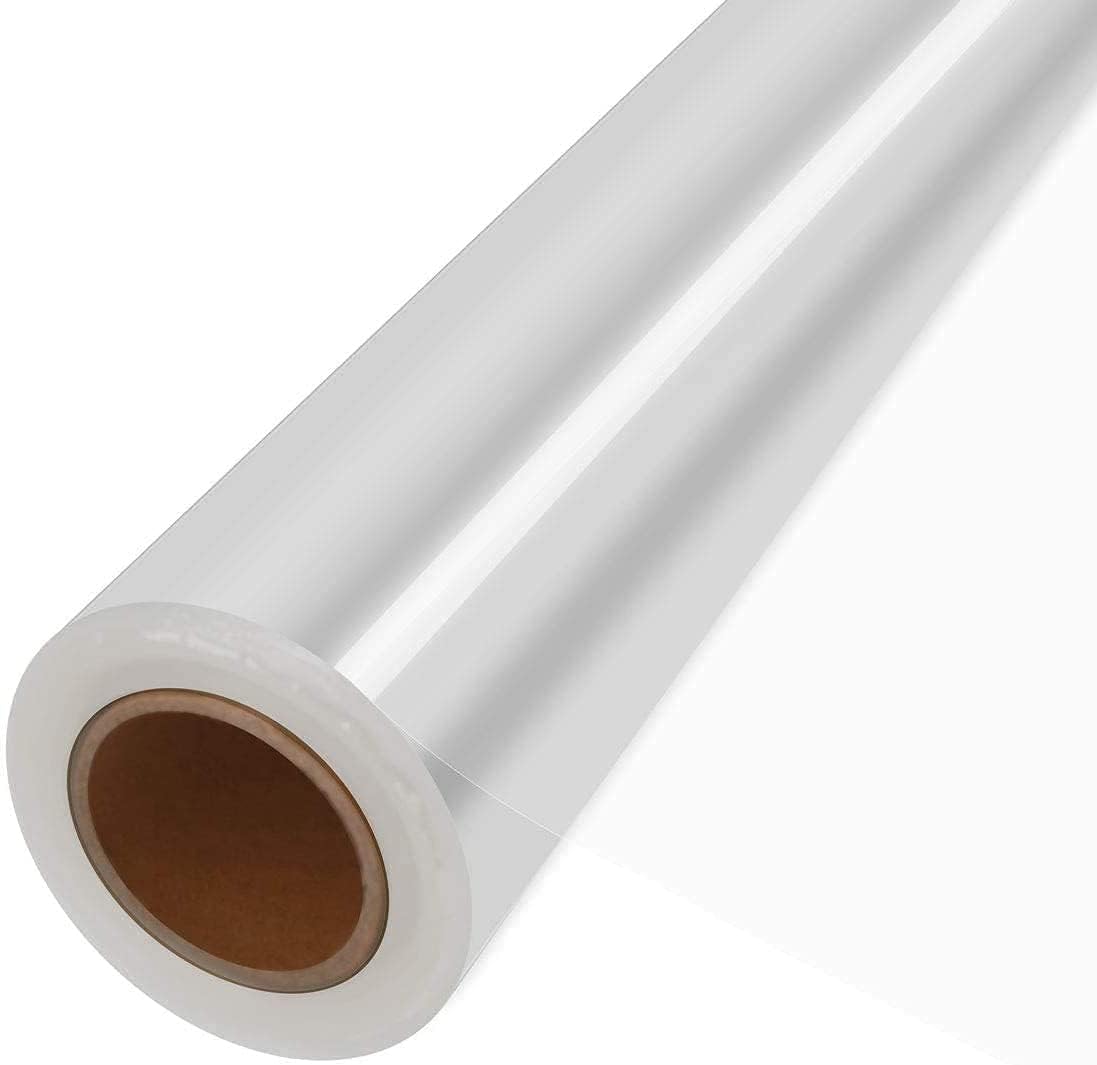 Clear Cellophane Wrap Roll [50m x 70cm] - Thick Transparent Cellophane Wrap for Gift Baskets, Flowers, Crafts & Treats - Clear Wrapping Roll for Christmas & Special Occasions