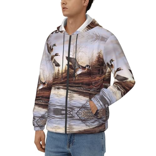 Sweat à capuche colvert pour homme avec cordon ajustement confortable