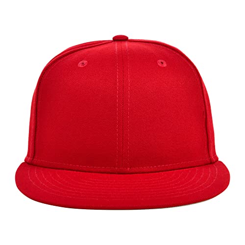 Image of Lids Blank Premium Full Court w /Colored Under Visor Fitted Cap