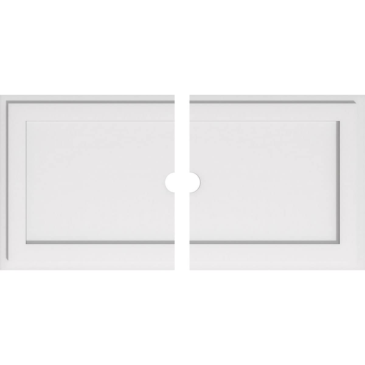 Médaillon de plafond design pour grand salon et salle à manger chaleureuse