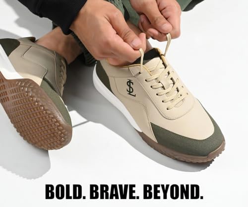 Image of LOUIS STITCH Men's Casual Lightweight Lace-Up Sneakers for Men| Cushioned Comfort | TPR Sole | Lightweight & Comfortable Casual Lace-Up Shoes | LSP-SNK-AVI-Low Top Sneakers