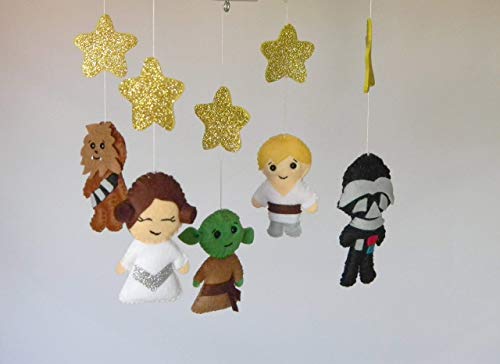 Star Wars baby mobile Star wars nursery decor Star wars baby shower Boy baby mobile Cot mobile Hanging crib mobile Baby shower gift
