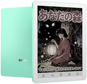 Green Ereader Bigme B6 Color eReader, Colour Eink eBook Readers 6 Inch Android E ...