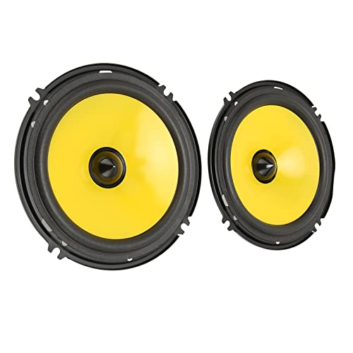 YH-1608 Altavoz para Automóvil 600 W, Graves Altos y Bajos, 6-i, Altavoz Coaxial para Automóvil, Altavoz Modificado para Automóvil, Paquete de 2Altavoces para AutomóvilAltavoces