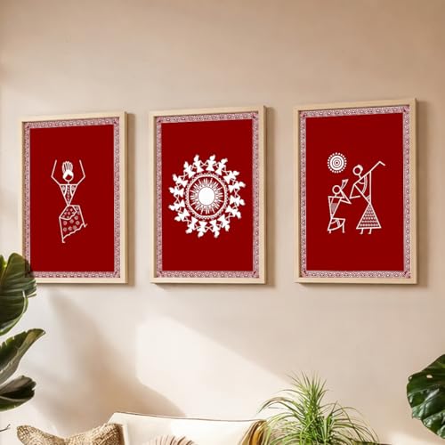 Image of NoWorries Wall decor paintings for living room - Wall frames for home decor /Wall hangings Home decor items - (Synthetic Engineered Wooden Frame) (MIN -11, 10x13 inches)