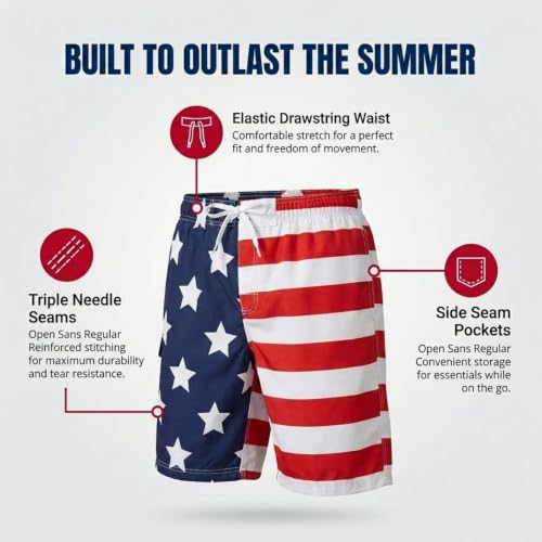Image of Kanu Surf Mens Barracuda Swim Trunks (Regular & Extended Sizes)