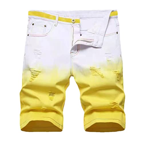 Short d'été en coton déchiré homme AXEBHPED F908 taille 58