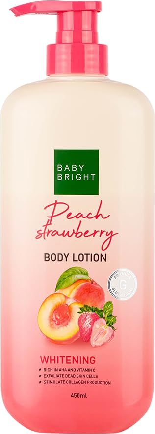BABY BRIGHT Body Lotion, Smoothening, Whitening & Vitamin E Formula, High in Antioxidants,SPF-30 Made In Thailand - 450ml (Almond Avocado)-picture-52