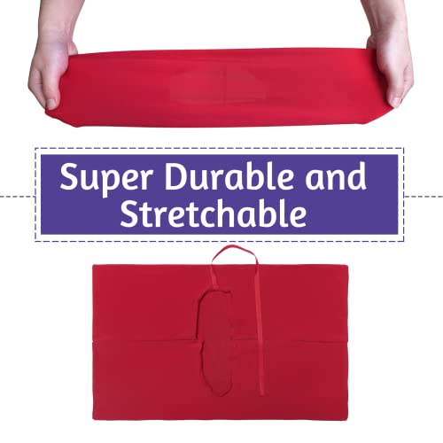 Kicnic Cloth Book Covers 7 Pcs, 6"X9" Stretchable Book Sox Suitable For Most Hardcover Books Up To 8.5”X9.5”, Durable And Washable, Reusable Protective Cover For Textbooks #TOP4