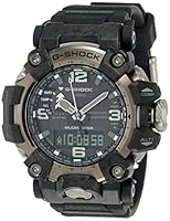 CASIO Men's G-Shock Mudmaster Analog Digital Solar Powered Watch, Black/Silver Dial, Black Band