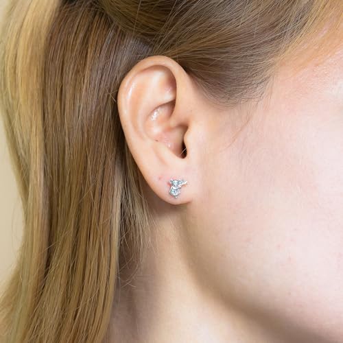 Boma Jewelry Sterling Silver Koala Bear Stud Earrings2