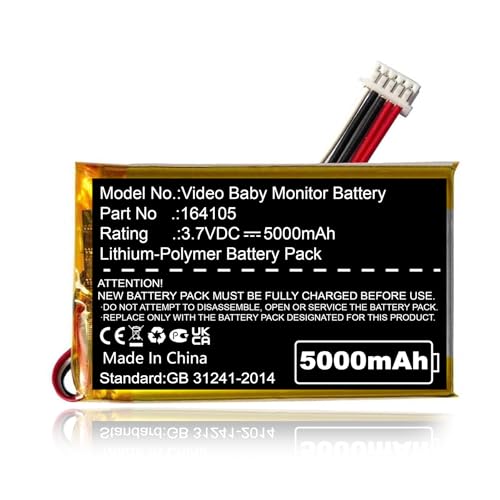 5000mAh Battery for Vtech & Leapfrog Baby Monitors