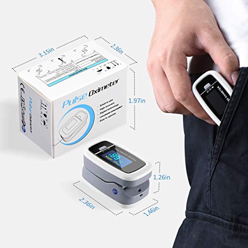 Pulse Oximeter Fingertip, ATMOKO Pulse Oximeter Finger Oximetry SPO2