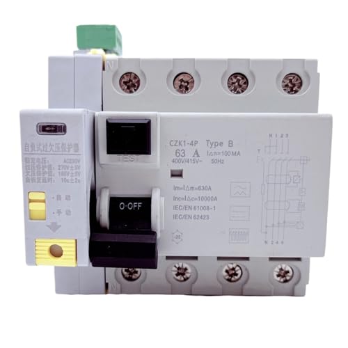 Disjoncteur automatique RCCB pour protéger votre réseau 400V 6KA