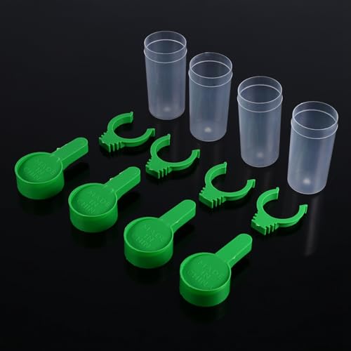KIMISS Automatischer Vogel-Wasserspender-Clamp/Holder für Käfig, Papagei, Nymphensittich, Wellensittich...