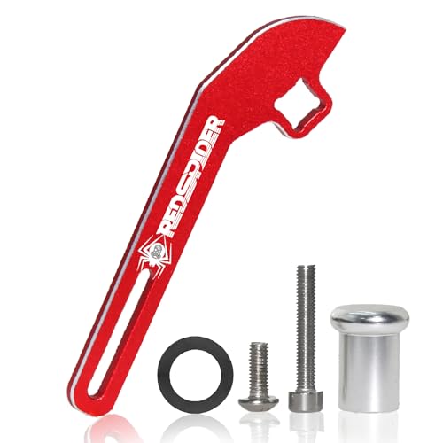 REDSPIDER RC Steering Wheel Trigger RC One-Handed Control Accessory Adapter for Flysky NB4/NB4 Pro Controller Trigger One-Handed Control Adapter Upgrade Parts (Red)