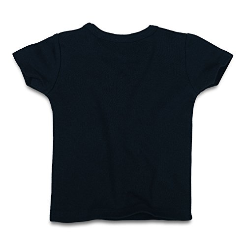 OPAWO Unisex Baby V-Neck Shirts 3 Pack Short Sleeve Tees,Black/White/Gray (Black/White/Gray, 12-18 Months)