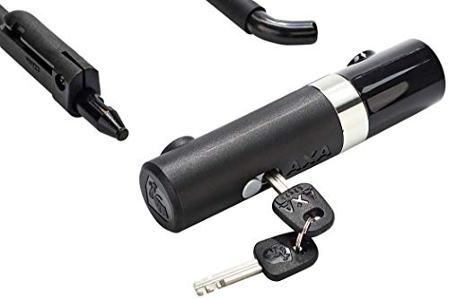 Axa Newton Mini Bicycle U-Lock With 100 Centimeter (39.4 Inches) Double Looped Cable Bike Lock #TOP1