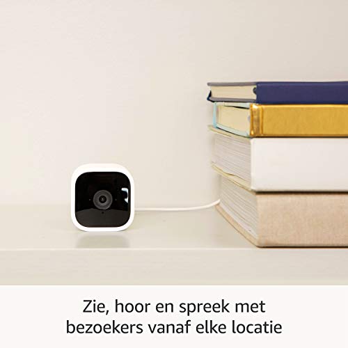 Blink Mini, compacte plug-in indoor camera voor slimme beveiliging; 1080p HD-video, bewegingsdetectie – 1 delig… - Image 4