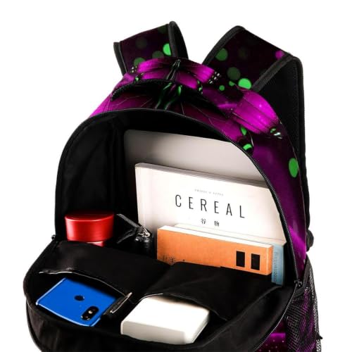 Mochila escolar a cuadros multicolor impermeable de 40cm para portátiles 4