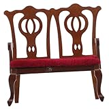 Esthétique polyvalente : le design européen vintage complète une variété de thèmes de maison de poupée, du classique moderne, pour un ajustement de costume, une chaise miniature, un modèle de mini-chaise de canapé