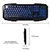 Beastron gaming keyboard and mouse combo,LED 104 Keys USB Ergonomic Wrist Rest Computer Keyboard USB Wired for Windows PC Gamers
