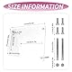 DVD Ständer CD Rack Schallplattenständer,Inklusive 12,1CM CD Steckplatz und 6,5*9CM Kartensteckplatz Acryl Display Ständer Geeignet für die Speicherung von Aufzeichnungen und Peripheriekarten