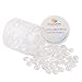 PandaHall Elite Flat Back Clear Transparent Dome Tile Glass Cabochons Diameter in 10mm for Photo Craft Jewelry Making 250pcs/box