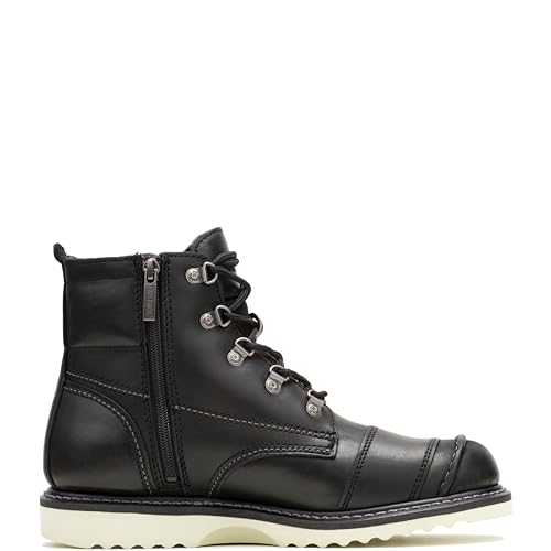 Harley-Davidson Men's Hagerman Leather Motorcycle Wedge Boot, Black, 7 - Thumbnail 6