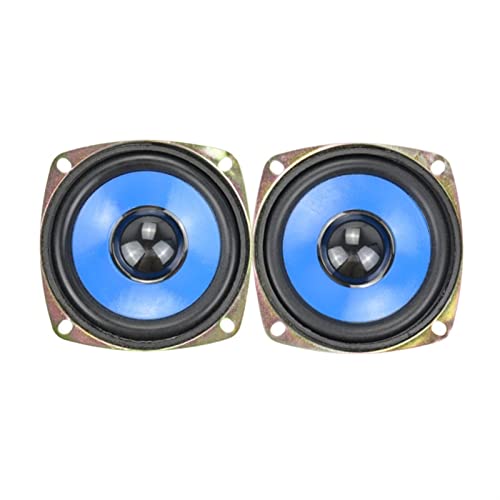PHAKECDCYT 2pcs 3 Pulgadas 4 Ohm 5W Altavoces portátiles de Rango Completo Mini Altavoz de Audio TV LCD DIY Altavoces de la computadora Altavoz de estantería