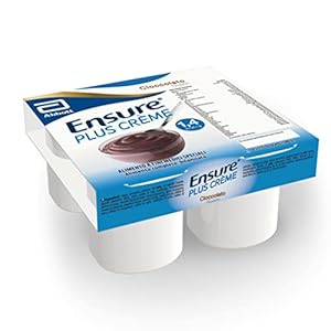 Ensure Plus Creme Budino Proteico, Confezione 4x125ml, Gusto Cioccolato