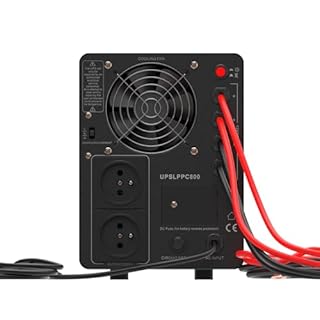 Greencell UPS 1200VA 800W PowerCore, alimentazione di emergenza con display LCD, AVR UPS con onda sinusoidale pura, connettore batteria esterno, protezione da sovratensione, surriscaldamento