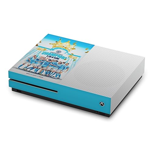 Manchester City autocollant Xbox One S skin console jeu vidéo vinyle