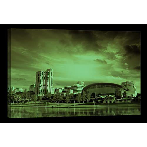 Art canvas Cities DCO018-2 grand tableau mural phosphorescent 80x120