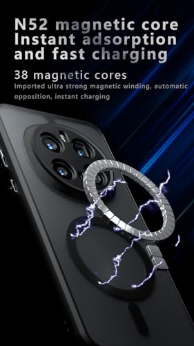 Coque Honor Magic 7 magnétique compatible MagSafe noire PTP-AN00