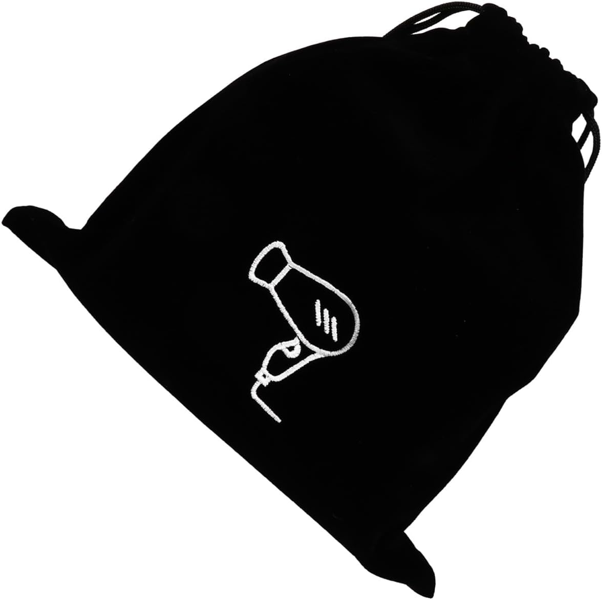 Vaguelly 1Pc Hair Dryer Storage Bag Portable Drawstring Container for Travel and Home Use Black Organizer for Hair Dryer and Accessories Versatile for Jewelry and Sundries