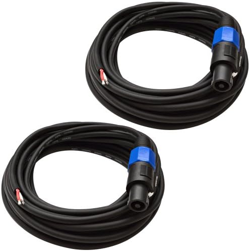 Cavo Audio Professionale 1/4 Pollice 2 Cavi Audio 1/4" Professionale - 50 Piedi (15m) Cad., Calibro 18, Per Altoparlanti Cavi Audio 1/4 Professionale - Foto 9