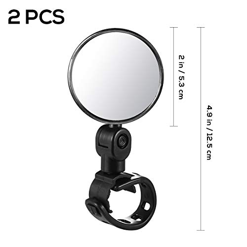 Winom - Set 2 specchietti retrovisori per bici